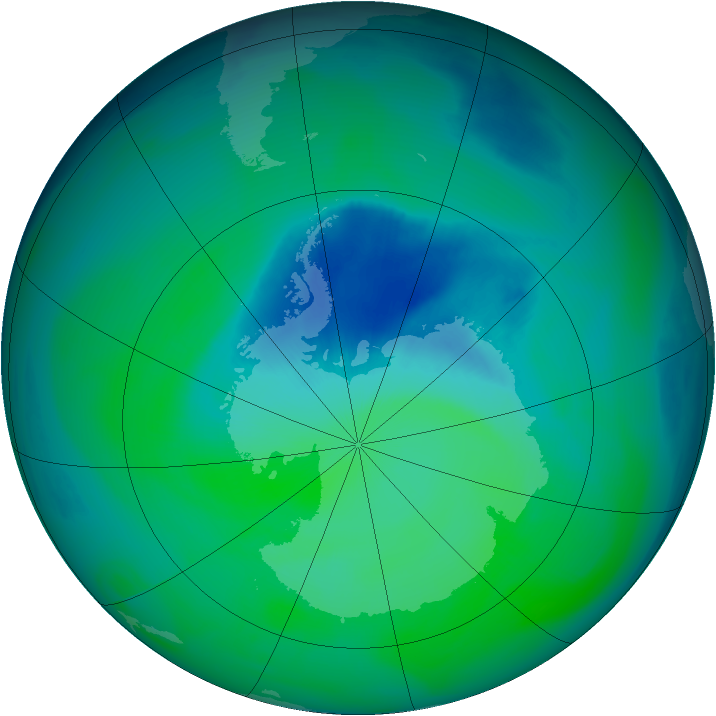 Ozone Map 2004-12-05